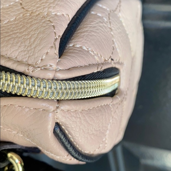 Betsey Johnson blush and black satchel - Picture 13 of 14